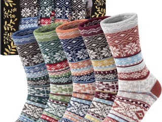 5-paires-chaussettes-homme-hiver-thermiques-en-laine-merinos-vintage-socks-avec-design-retro-et-doublure-polaire