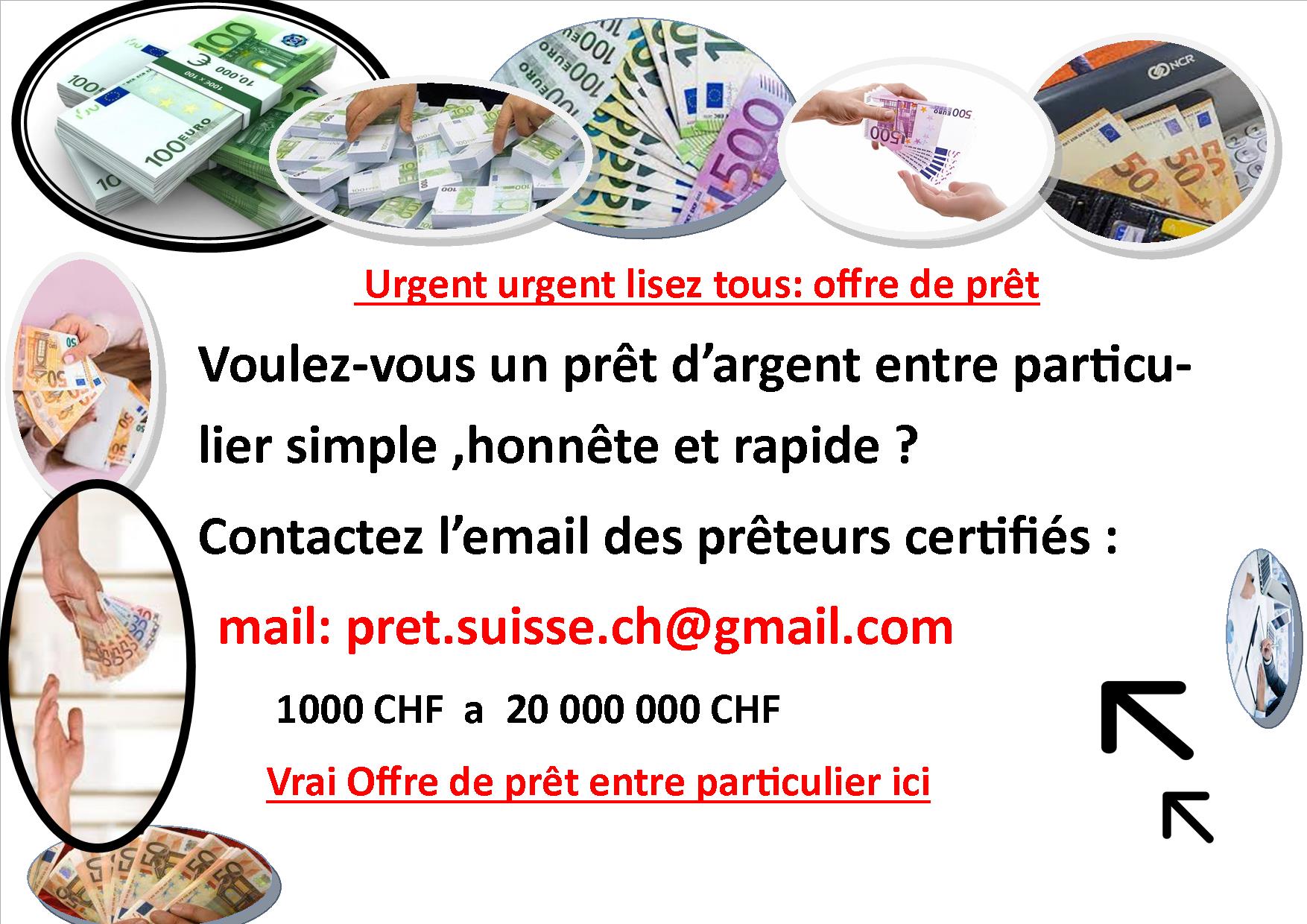 Photo : Témoignage prêt - ✅  pret.suisse.ch@gmail.com ✅